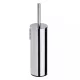 Bemeta Omega álló/fali WC kefetartó fekete kefével 95x385x105 mm, króm (102313067) XR301