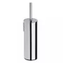 Bemeta Omega álló/fali WC kefetartó fekete kefével 95x385x105 mm, króm (102313067) XR301