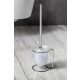 Bemeta Omega álló WC kefetartó fehér kefével 110x400x130 mm, króm (104113102) XR302