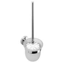   Bemeta Omega fali WC kefe tartó fehér kefével 95x370x140 mm, króm 104113012