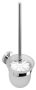 Bemeta Omega fali WC kefe tartó fehér kefével 95x370x140 mm, króm 104113012