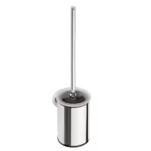   Bemeta Omega fali WC kefe tartó fekete kefével 90x385x120 mm, króm 104913117