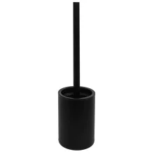 Bemeta Dark álló WC kefe tartó, fekete kivitelben