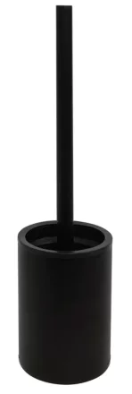 Bemeta Dark álló WC kefe tartó, fekete kivitelben