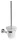 Sapho X-Round fali WC kefe tartó 148x384x121 mm, króm XR323