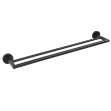   Bemeta Dark Dupla törölközőtartó 655x55x120 mm, fekete (104204050) XR401B