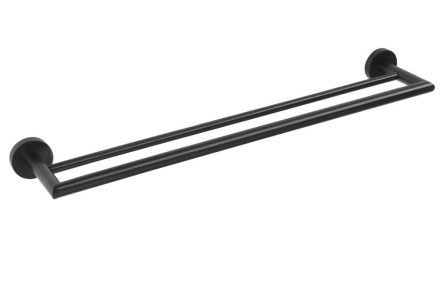Bemeta Dark Dupla törölközőtartó 655x55x120 mm, fekete (104204050) XR401B