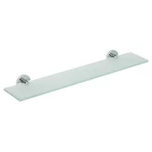 Bemeta Omeg fali üvegpolc 600x55x130 mm, króm 104102042