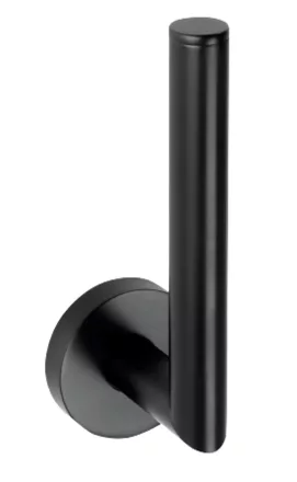 Bemeta Dark Tartalék WC-papír tartó, fekete kivitelben