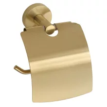   Bemeta Sablo fali WC papírtartó 140x155x80 mm, matt arany XR732GB