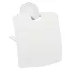 Bemeta White fali WC papírtartó fedéllel 140x155x80 mm, fehér 104112014 (XR732W)