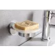 Bemeta Omega fali szappantartó 110x55x105 mm, króm 104108042