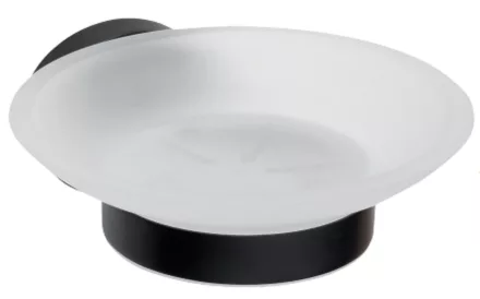 Bemeta Dark szappantartó, fekete kivitelben