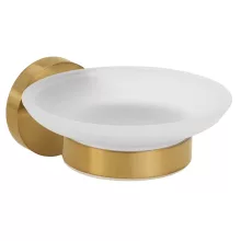   Bemeta Sablo fali szappantartó 110x55x105 mm, matt arany XR803GB
