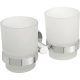 Bemeta Omega dupla pohártartó 160x95x90 mm, króm 104110022