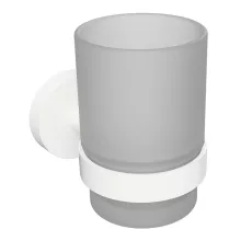   Bemeta White fali fogkefetartó pohár 70x95x105 mm, fehér 104110014 (XR903W)
