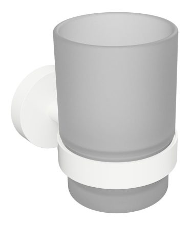 Bemeta White fali fogkefetartó pohár 70x95x105 mm, fehér 104110014 (XR903W)