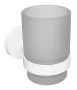 Bemeta White fali fogkefetartó pohár 70x95x105 mm, fehér 104110014 (XR903W)