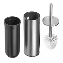   Bemeta Neo álló/falra szerelhető WC kefetartó 95x390x105 mm, matt inox (102313065) XS302
