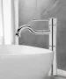 Sapho Soliter Atena egykaros magasított mosdó csaptelep, króm kivitelben.