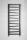 Sapho Zig fürdőszobai radiátor 500x1572 mm, struktúrált antracit ZG516A