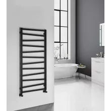   Sapho Zig fürdőszobai radiátor 600x1334 mm, matt fekete ZG613B
