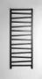 Sapho Zig fürdőszobai radiátor 600x1572 mm, matt fekete ZG616B