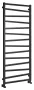 Sapho Zig fürdőszobai radiátor 600x1572 mm, matt fekete ZG616B