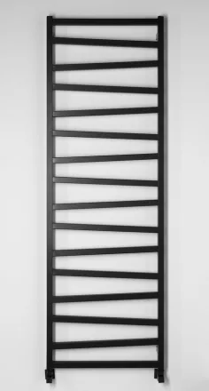 Sapho Zig fürdőszobai radiátor 600x1810 mm, matt fekete ZG619B