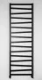 Sapho Zig fürdőszobai radiátor 600x1810 mm, matt fekete ZG619B