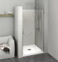Polysan Zoom Line zuhanyajtó 100x190 cm transzparent üveg, króm ZL1210
