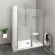 Polysan Zoom Line zuhanyajtó 100x190 cm transzparent üveg, króm ZL1310