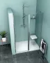 Polysan Zoom Line zuhanyajtó 120x190 cm transzparent üveg, króm ZL1312