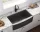 Sapho American félig beépíthető inox mosogatótálca 70x50 cm, gun metal ZN7050B