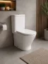 Roca The Gap Round kompakt monoblokk WC szett Slim SoftClose ülőkével oldalsó bekötésű tartállyal