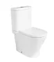 Roca The Gap Round kompakt monoblokk WC szett Slim SoftClose ülőkével oldalsó bekötésű tartállyal