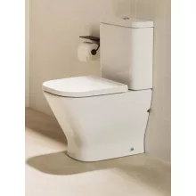 Roca The Gap Round kompakt monoblokk WC szett Slim SoftClose ülőkével alsó bekötésű tartállyal