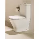 Roca The Gap Round kompakt monoblokk WC szett Slim SoftClose ülőkével alsó bekötésű tartállyal