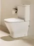 Roca The Gap Round kompakt monoblokk WC szett Slim SoftClose ülőkével alsó bekötésű tartállyal