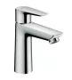 Cersanit Lara 60 alsószekrény szett Mille mosdóval és Hansgrohe Talis E 110 mosdócsapteleppel dió króm