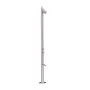 Tres kültéri zuhanycsaptelep 230 cm, rozsdamentes acél 13499501