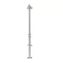 Tres kültéri dupla zuhanycsaptelep 230 cm, rozsdamentes acél 13499502