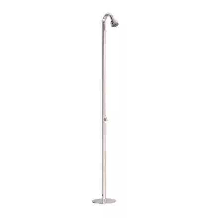 Tres Kültéri rozsdamentes acél zuhanyoszlop 230 cm kertbe vagy medencéhez 13499503