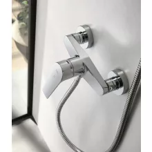   Tres Canigo Egykaros zuhanycsaptelep szettel, 3 funkciós kézizuhany, króm 21716701