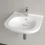 Villeroy & Boch ViCare fali kerámia mosdó 56x55 cm csaplyukkal és túlfolyóval, alpin fehér 41195501