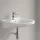 Villeroy & Boch ViCare kerámia mosdó 56x55 cm csaplyukkal és túlfolyóval, AntiBac CeramicPlus, alpin fehér 411955T2