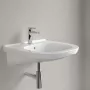 Villeroy & Boch ViCare kerámia mosdó 56x55 cm csaplyukkal és túlfolyóval, AntiBac CeramicPlus, alpin fehér 411955T2