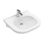 Villeroy & Boch ViCare fali kerámia mosdó 56x55 cm csaplyukkal, alpin fehér 41195601