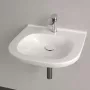 Villeroy & Boch ViCare antibakteriális mosdó 56x55 cm túlfolyó nélkül, CeramicPlus, alpin fehér 411956T2