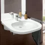 Villeroy & Boch ViCare antibakteriális mosdó 56x55 cm túlfolyó nélkül, CeramicPlus, alpin fehér 411956T2